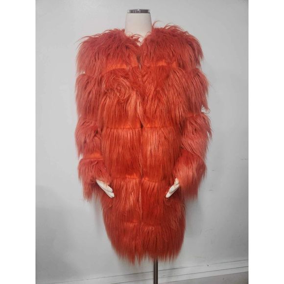 NWT Free People Anna Sui Fab Faux Fur Coat Size S. H - Picture 4 of 7
